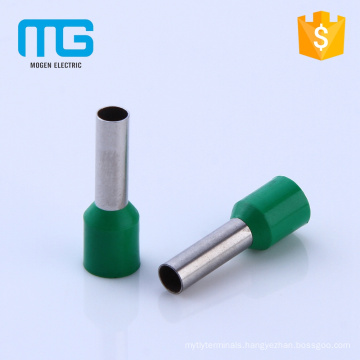 Green Insulated Tin- plated Cord End Terminals ,cupper tube terminals,bootlace